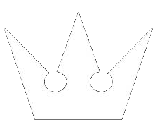kingdom hearts crown icon